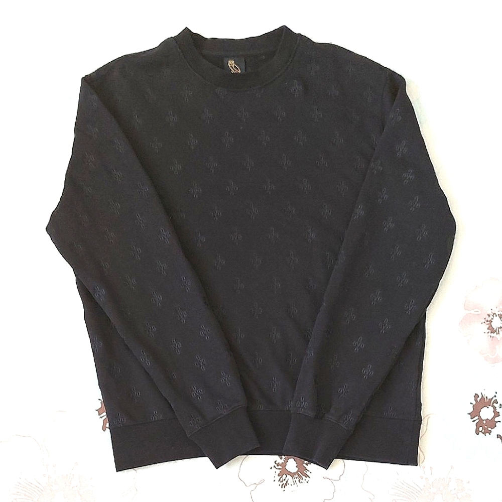 October's Very Own Monogram Black Sweatershirt
